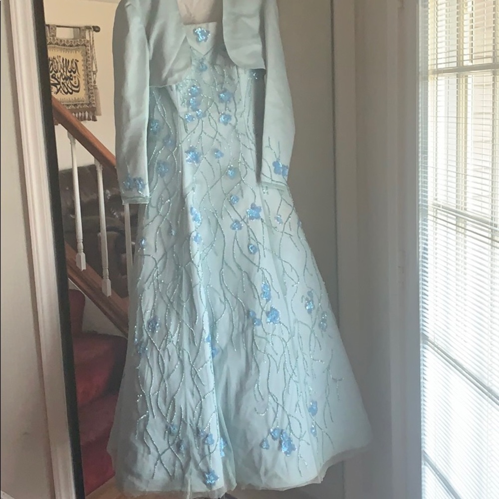 Light blue dress